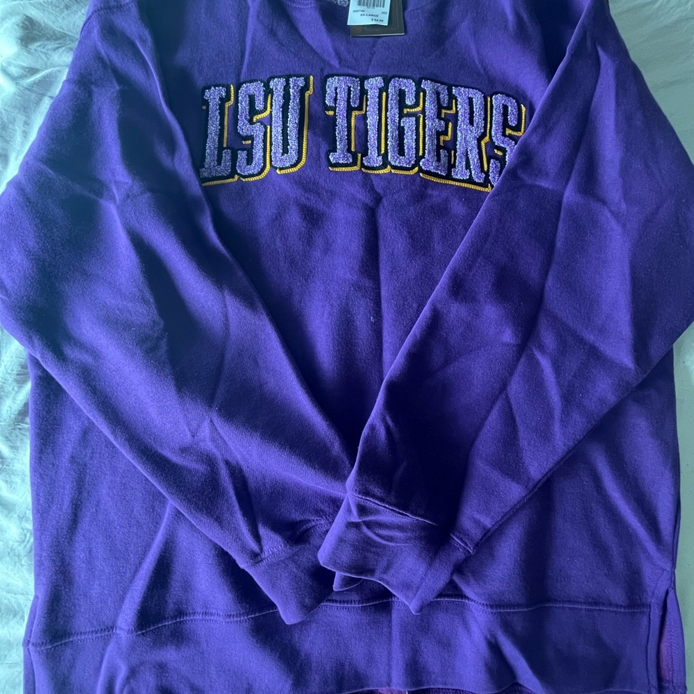 Women’s Purple LSU Tigers Sweatshirt
